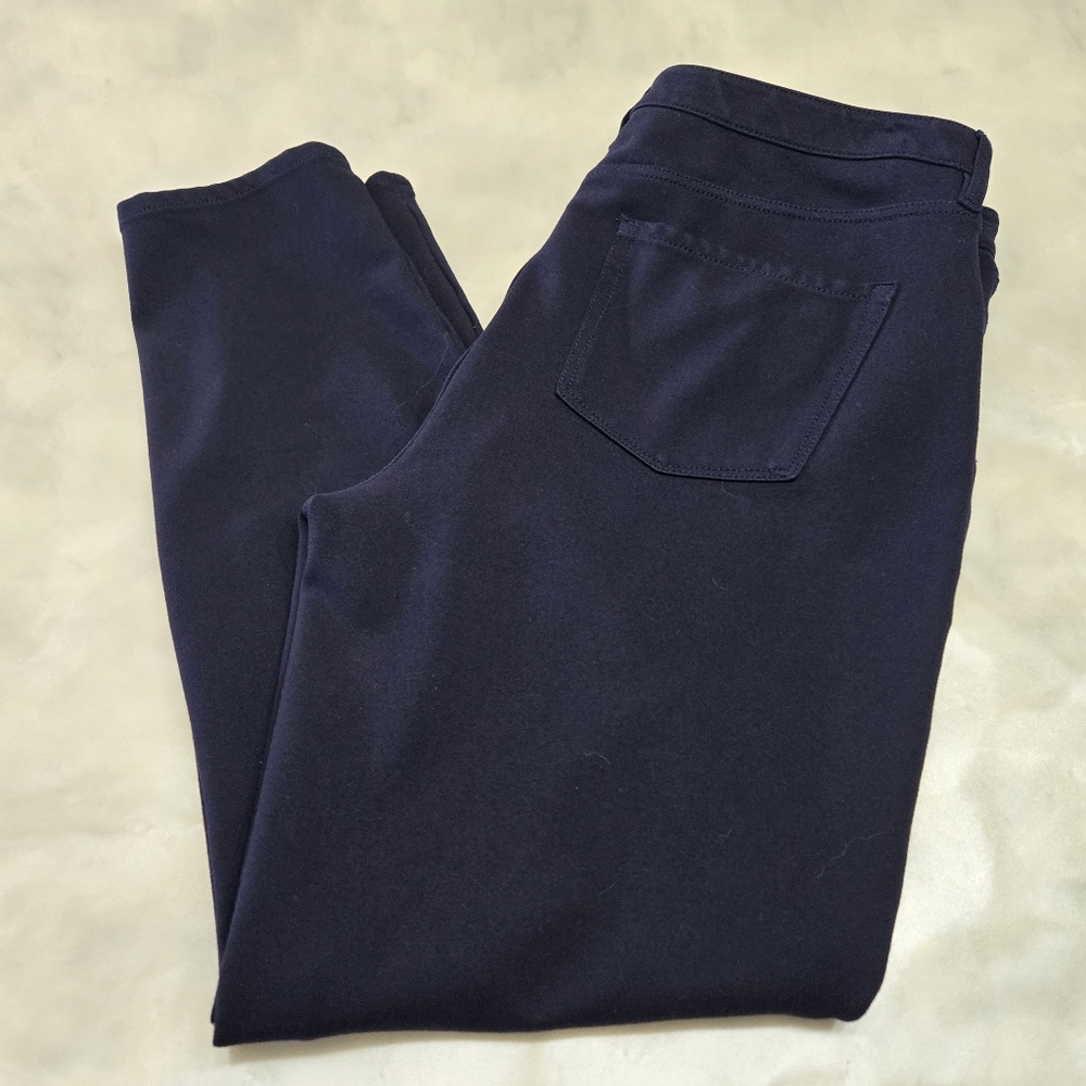 Talbots Women's Navy Ankle Jegging Fall Soft Pants